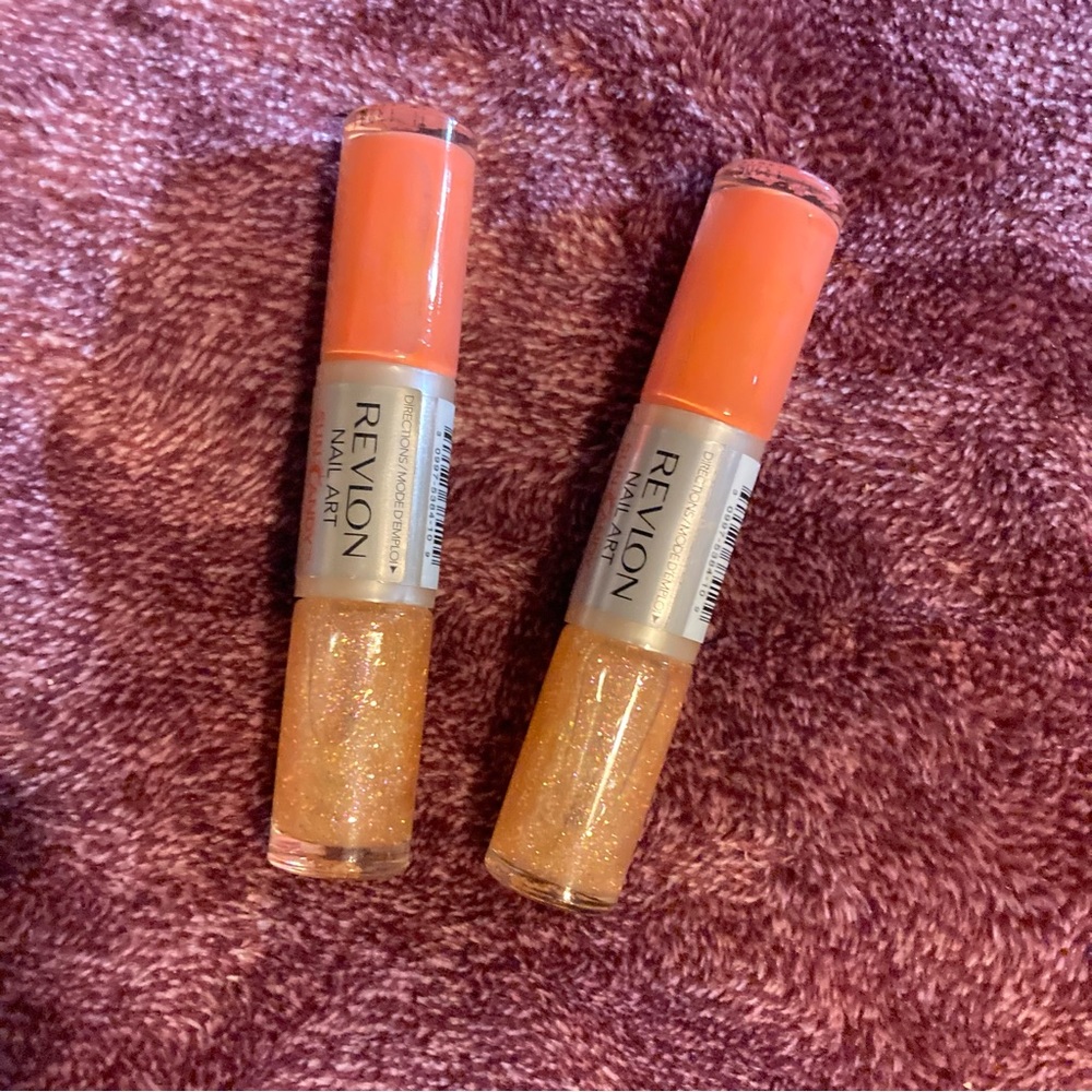 Revlon Nail Art Sun Candy Fiery Sky Nail Polish 470 2pk